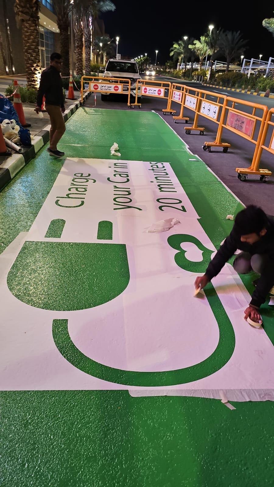 Outdoor Floor Graphics